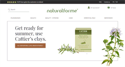 Desktop Screenshot of naturalforme.com